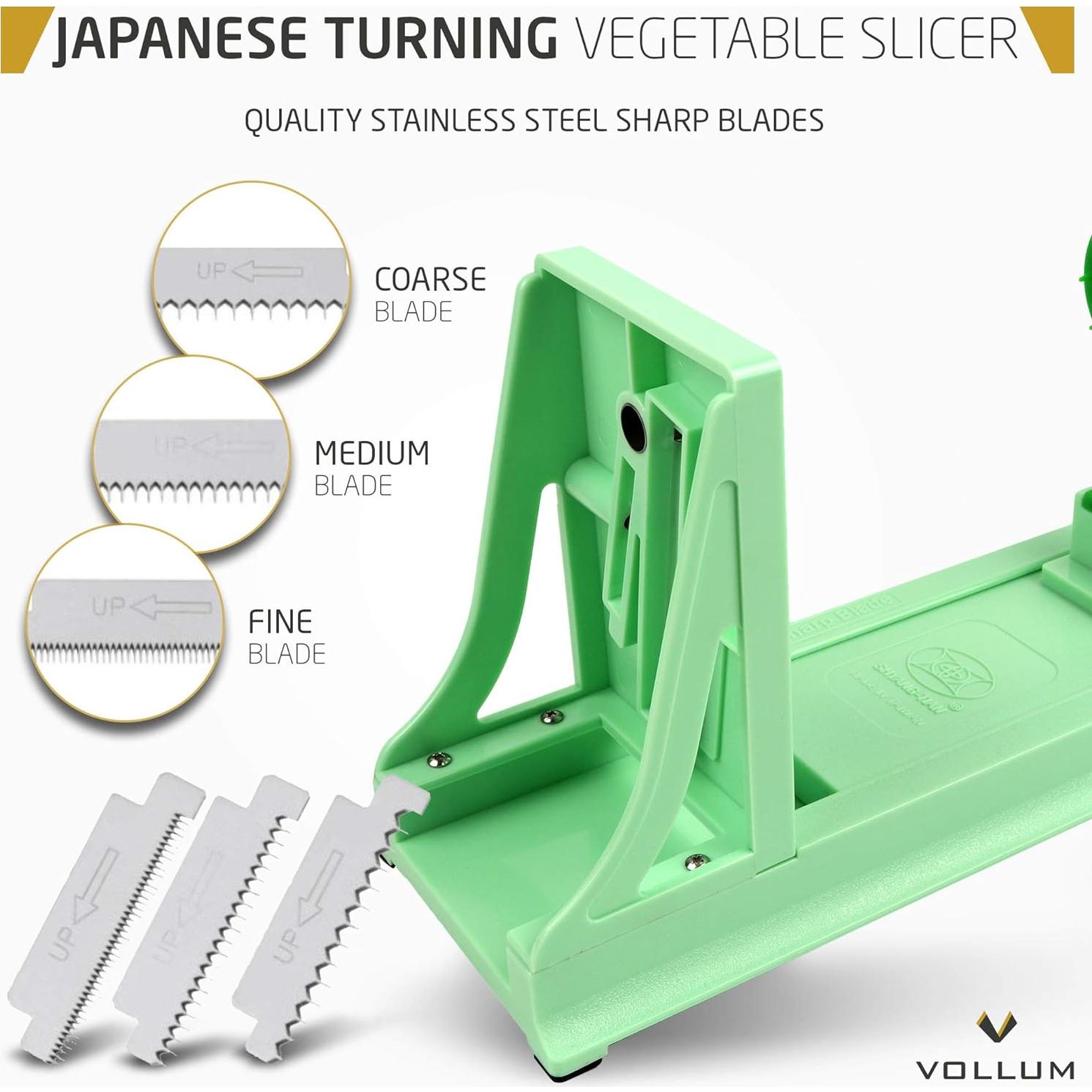 Espiralizador de Verduras Vollum con 4 Cuchillas Intercambiables