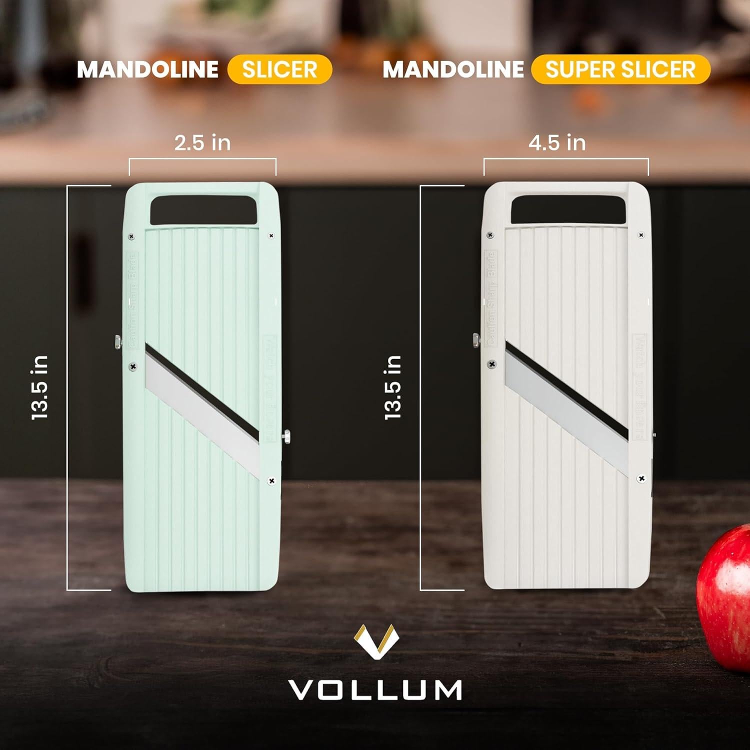 Cortador de Mandolina Estrecha Vollum - Acero Inoxidable