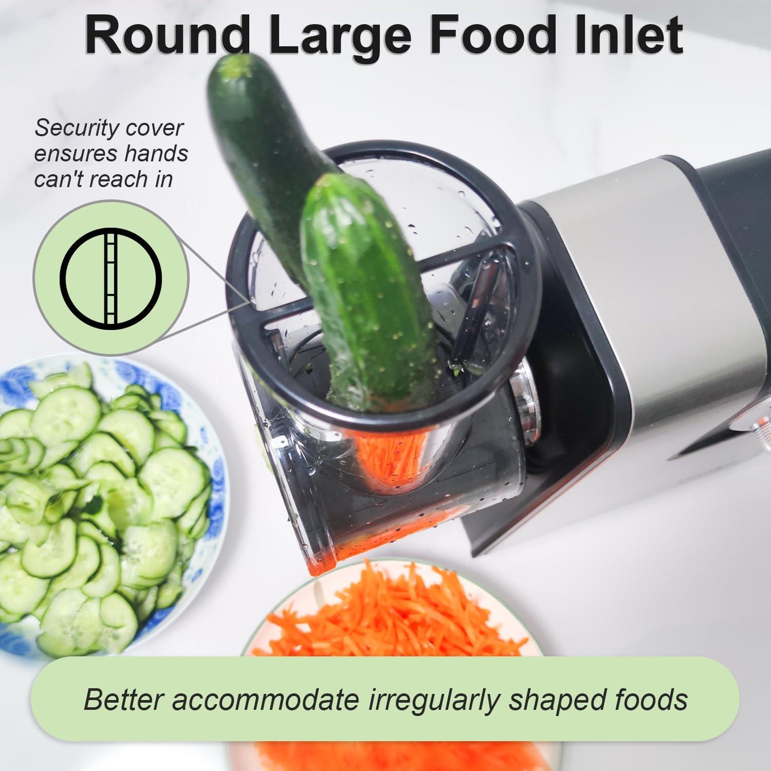 Rallador Eléctrico FYONIO 350W con 5 Cuchillas de Acero