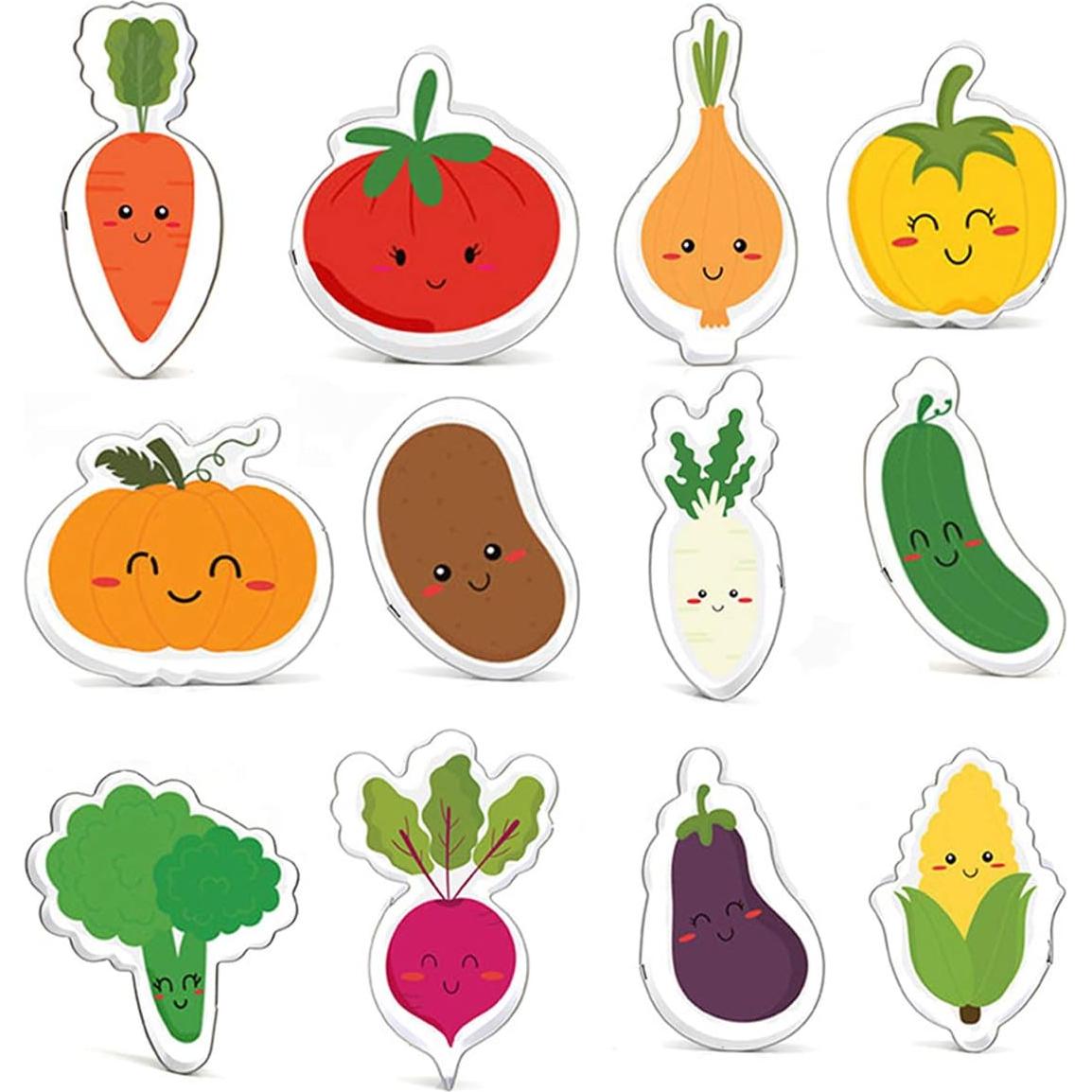 Juego de 12 Cortadores de Galletas de Verduras BPNHNA