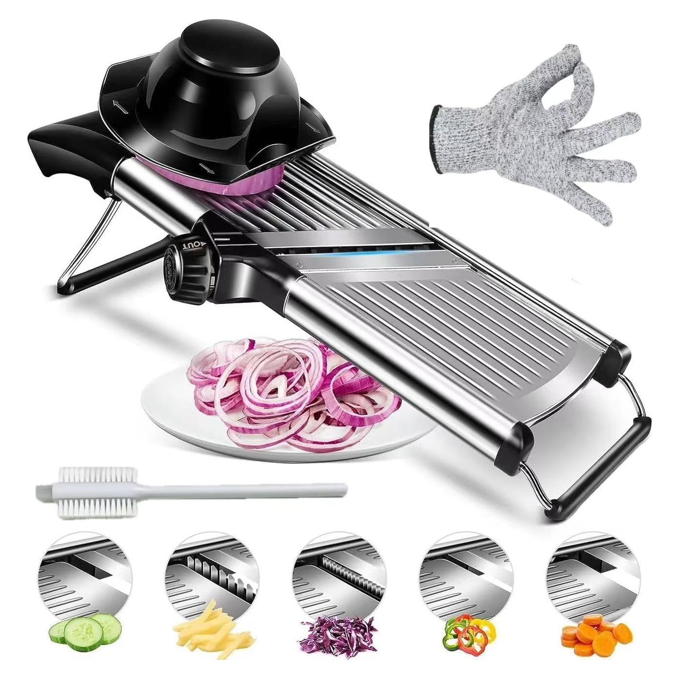 Cortador Mandolina GYH&GXR Acero Inoxidable Ajustable 0.96kg