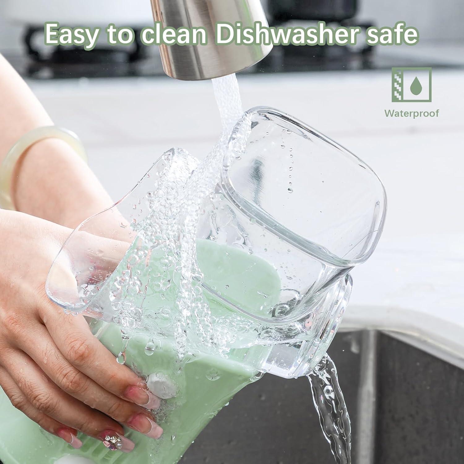 Rallador de Queso VEKAYA 5 en 1 Acero Inoxidable Verde Claro