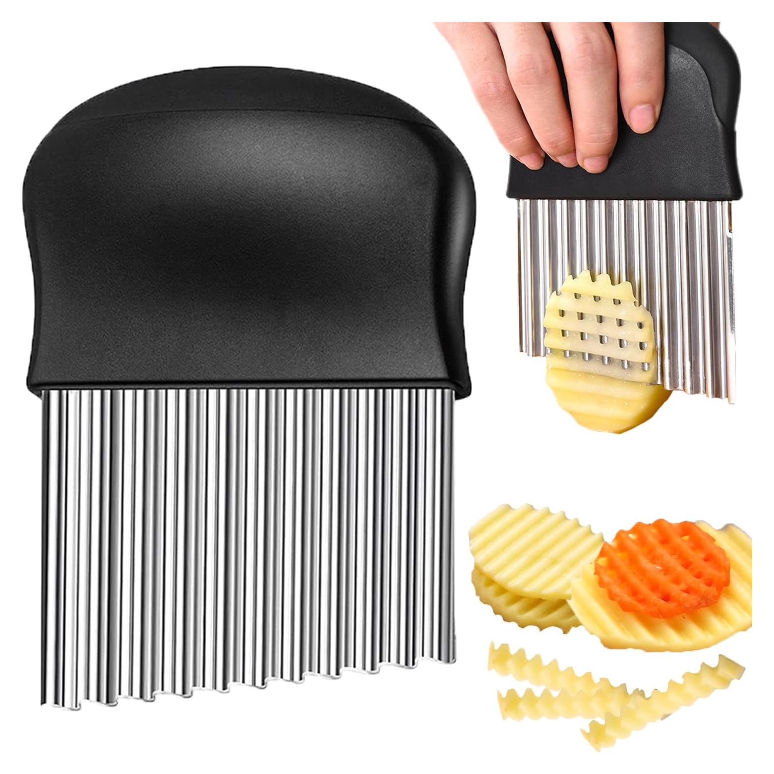 Cortador de Ondas JAYVAR de Acero Inoxidable para Verduras