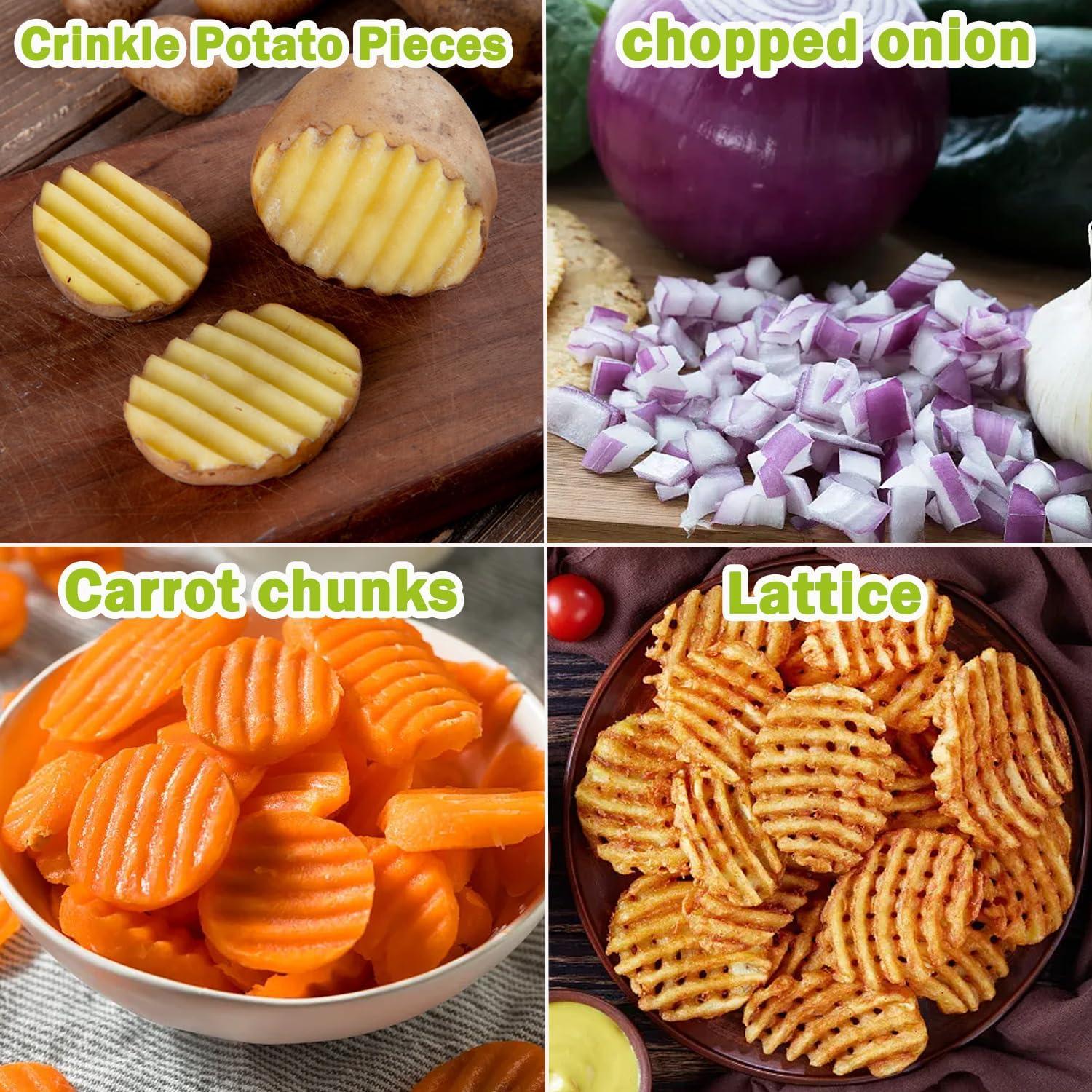 Cortador de Ondas JAYVAR de Acero Inoxidable para Verduras