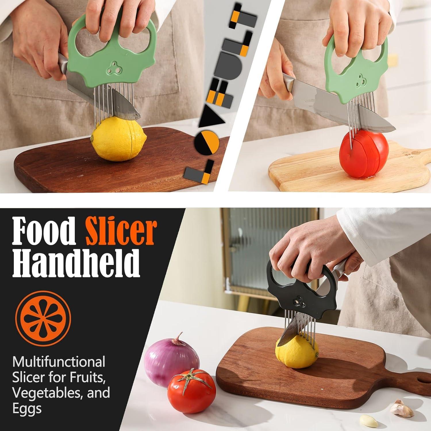 Cortador de Verduras Lovfult Acero Inoxidable Verde 19cm