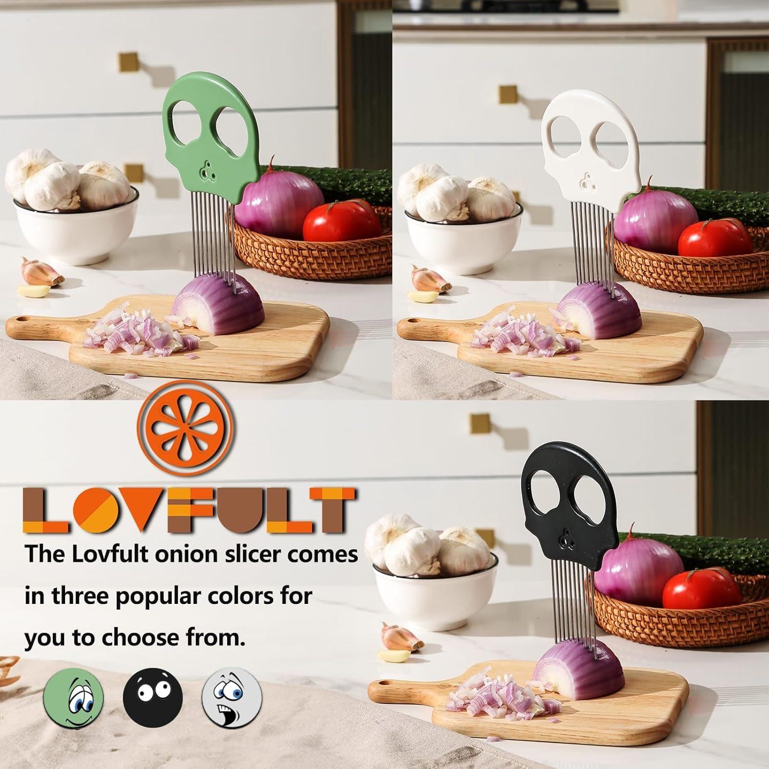 Cortador de Verduras Lovfult Acero Inoxidable Verde 19cm