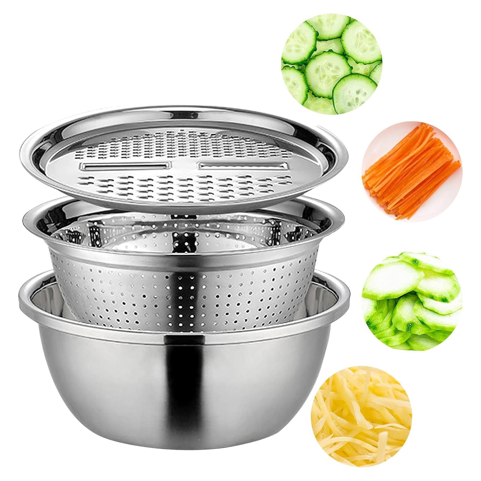 Basin de Acero Inoxidable Multifuncional AstroScape 28cm