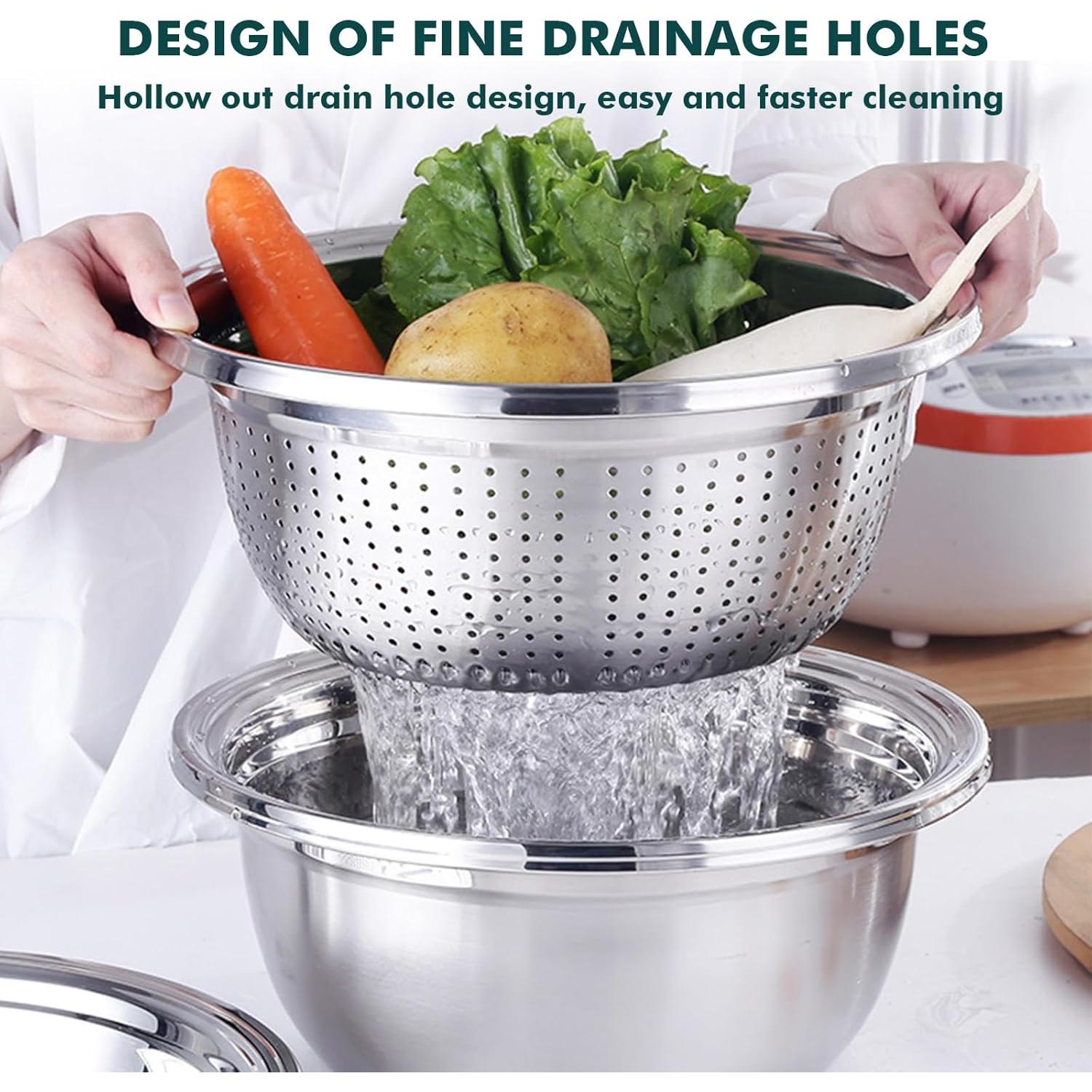 Basin de Acero Inoxidable Multifuncional AstroScape 28cm