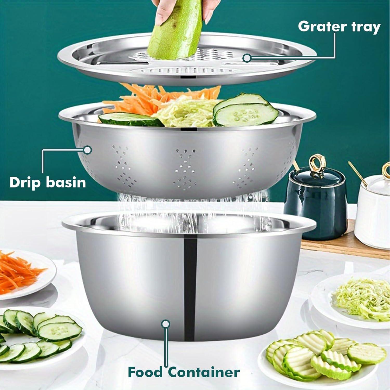 Basin de Acero Inoxidable Multifuncional AstroScape 28cm