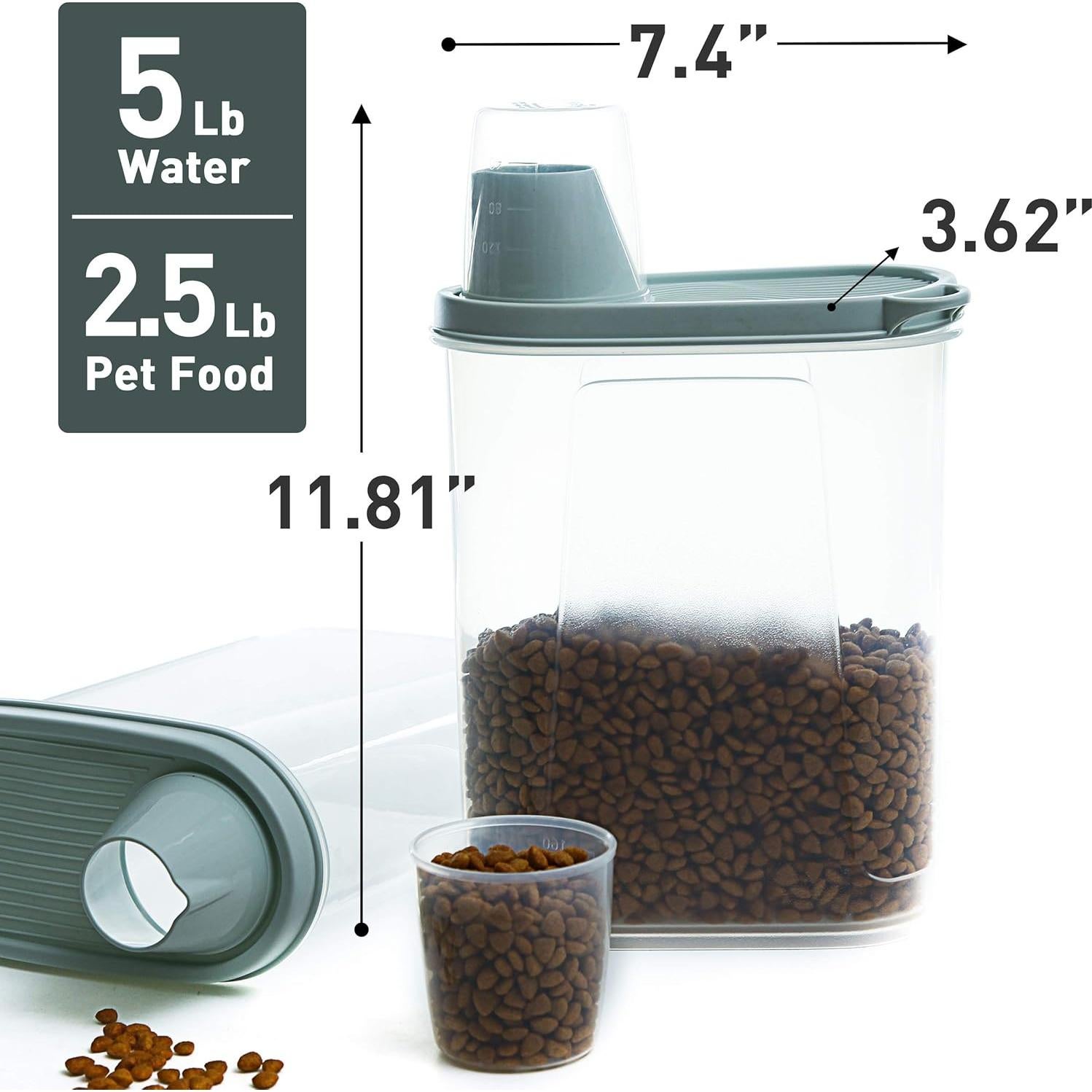 Contenedores de Comida para Mascotas Citylong 2 PCS 1.13 kg