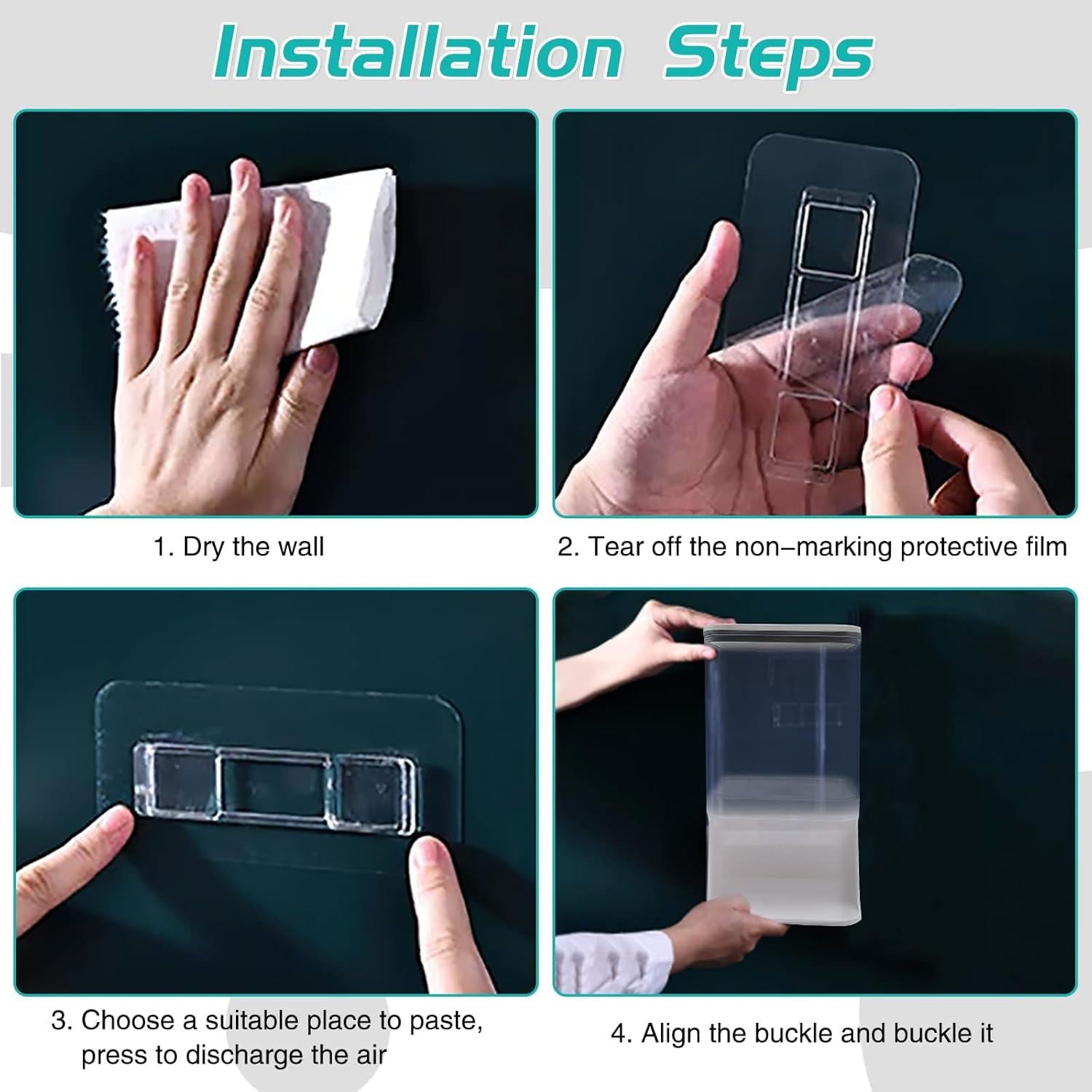 Dispensador de Detergente Montado en Pared WOOPSOO 1.5L