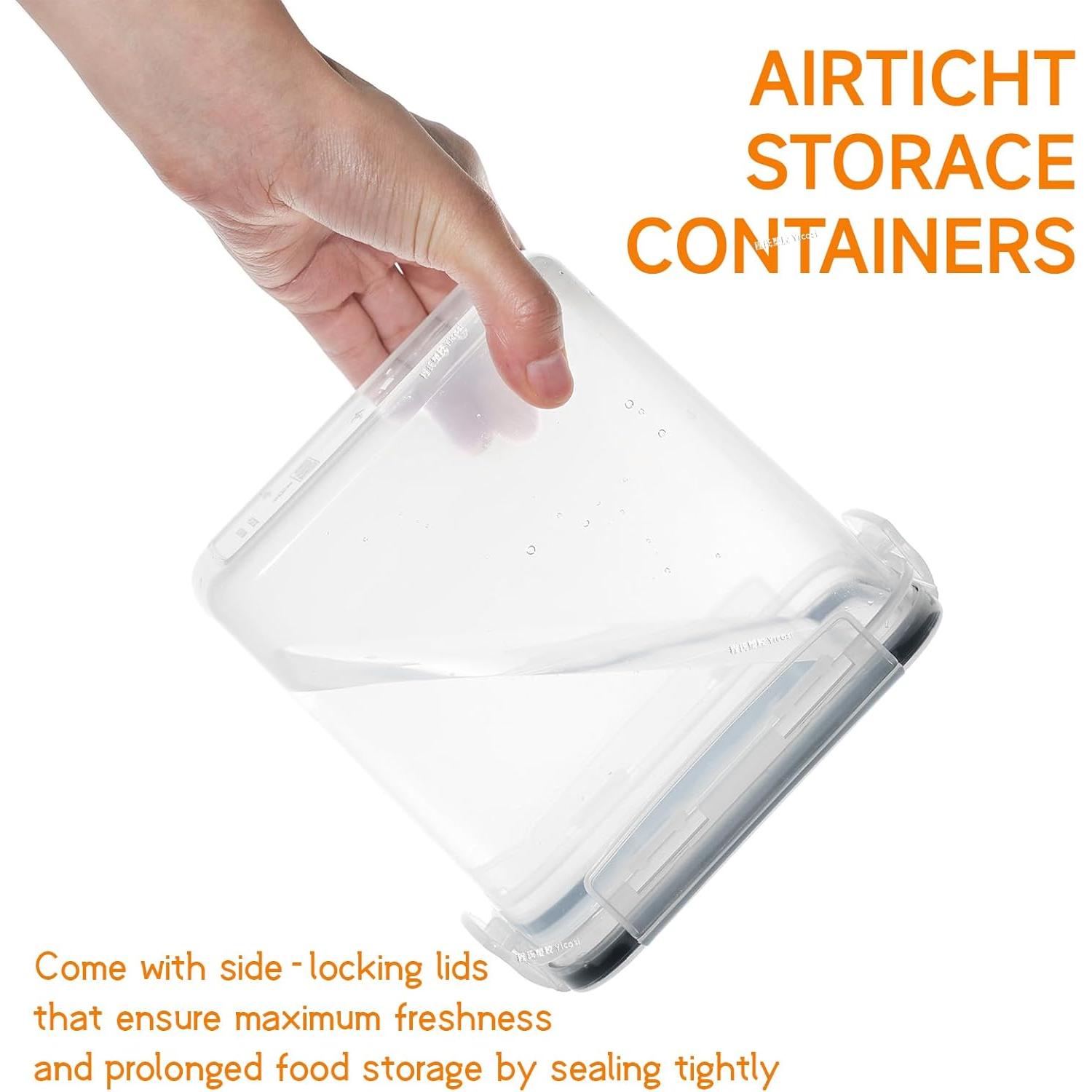 Contenedores de Almacenamiento Herméticos Yieach 8 PCS