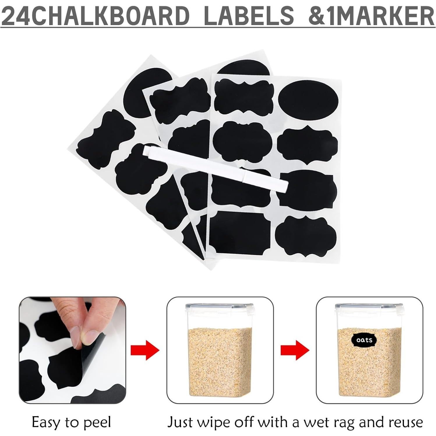 Contenedores de Almacenamiento Herméticos Yieach 8 PCS