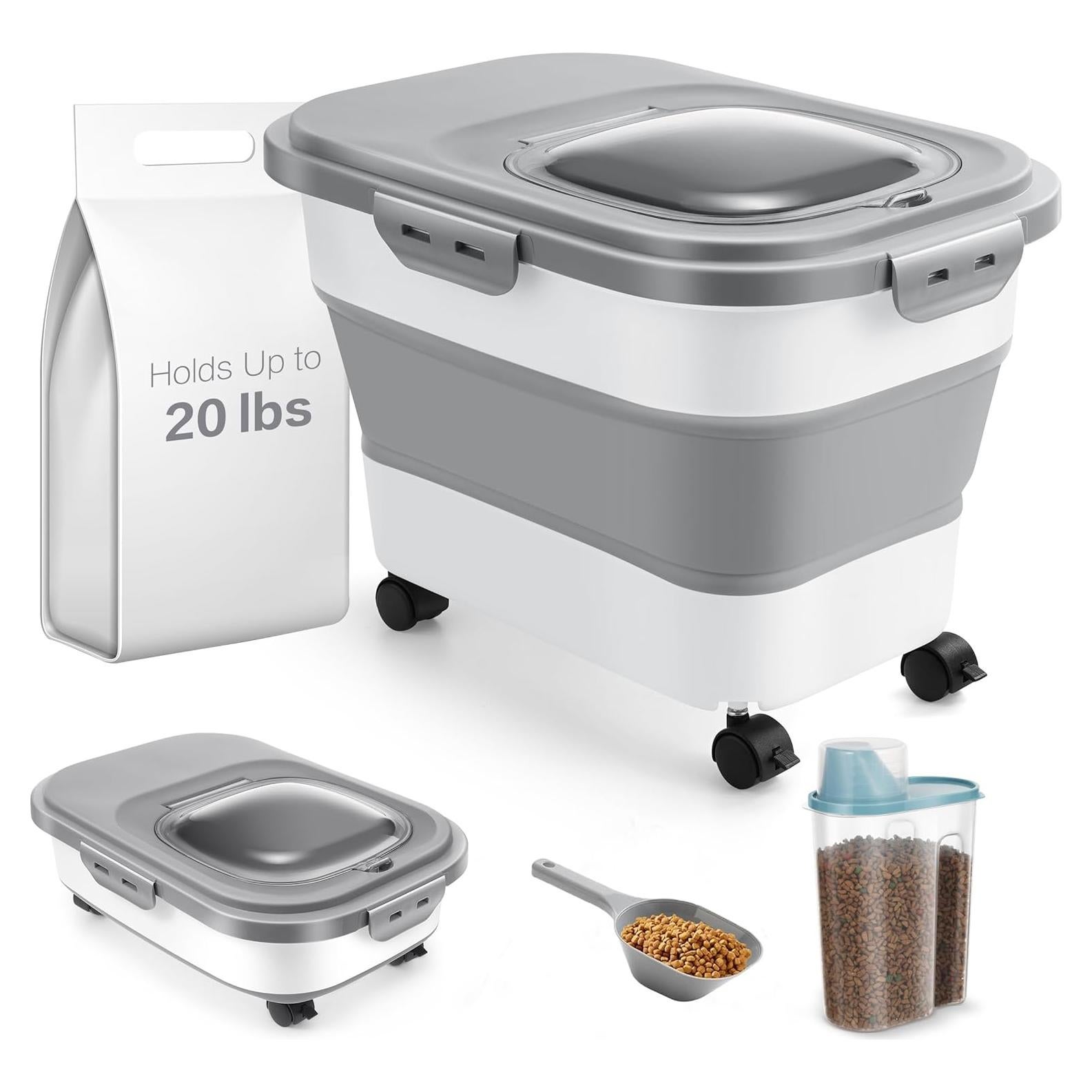 Contenedor de Alimentos Plegable ANVS 9,07 kg con Ruedas