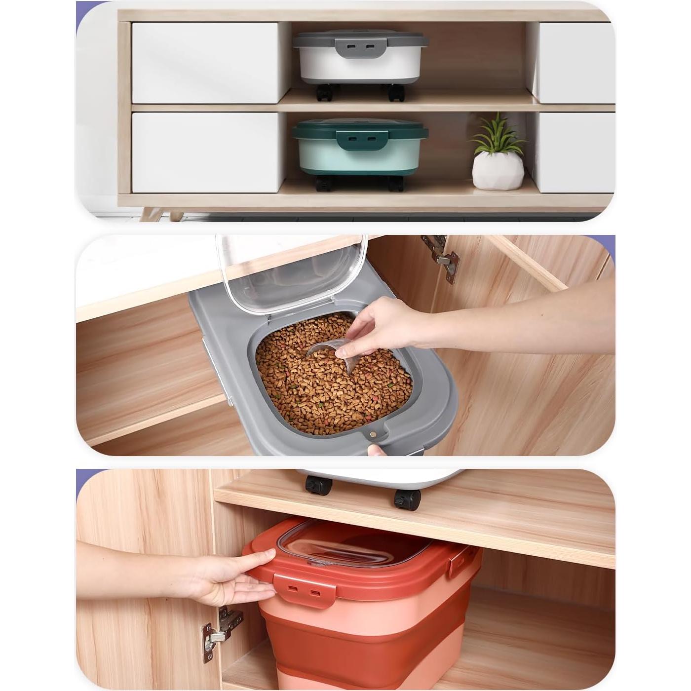 Contenedor de Alimentos Plegable ANVS 9,07 kg con Ruedas