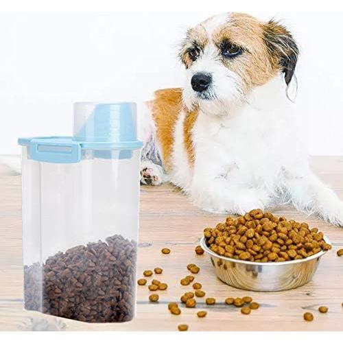 Contenedor de Almacenamiento PISSION para Comida Mascotas Azul
