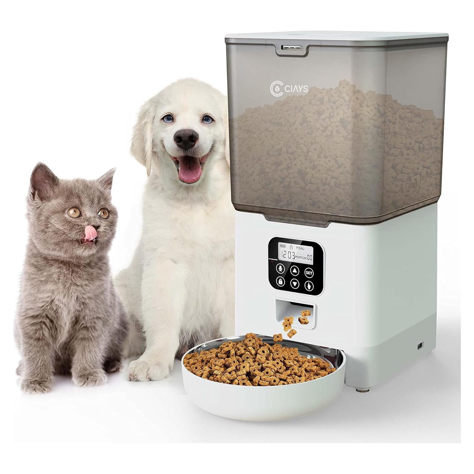 Dispensador Automático de Comida para Gatos Ciays 5.6L