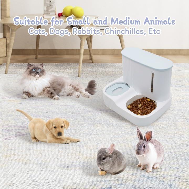 Comedero y Bebedero Automático Kathson 3L Verde para Gatos