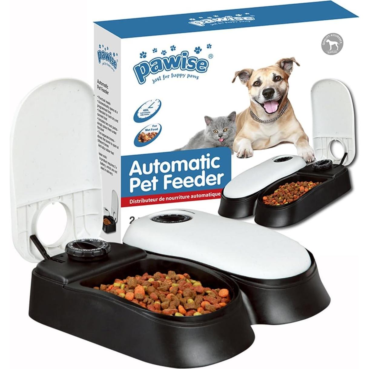 Comedero Automático PAWISE para Gatos y Perros 1.5 Tazas