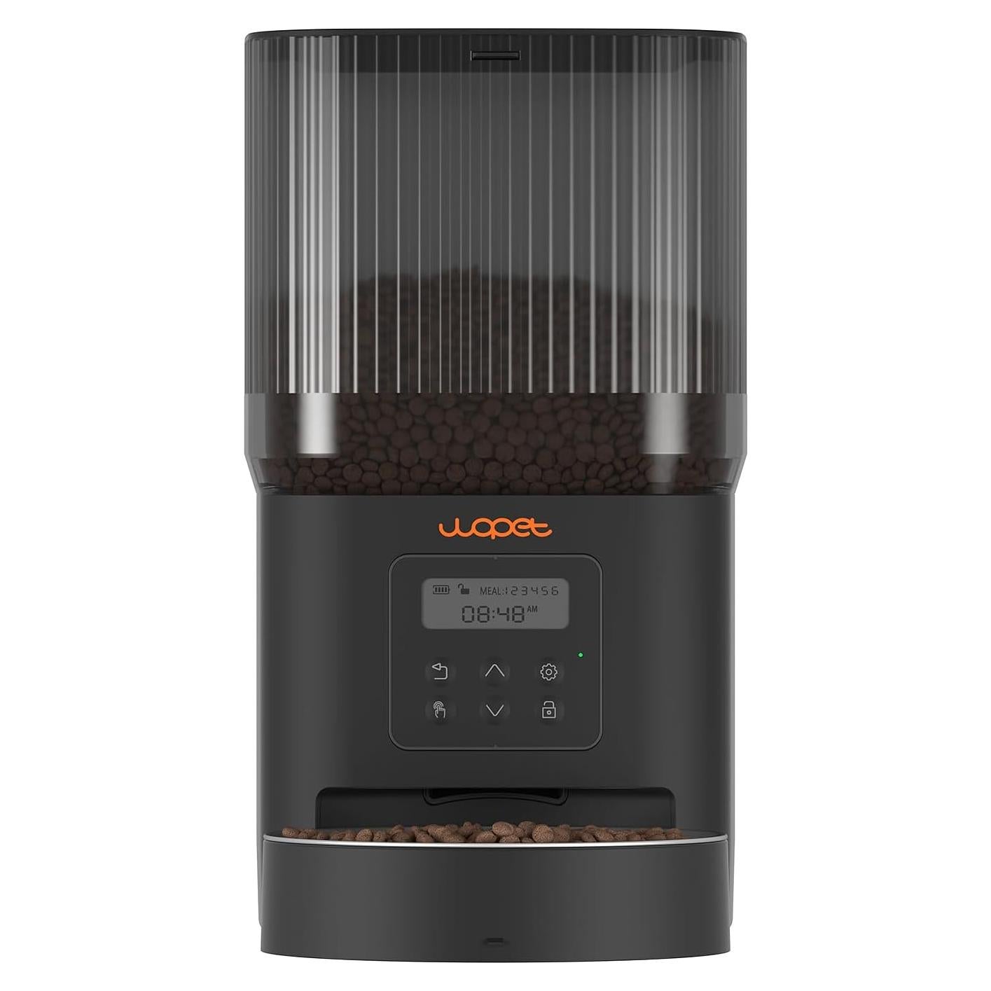 Comedero Automático WOPET para Gatos 4L - Negro