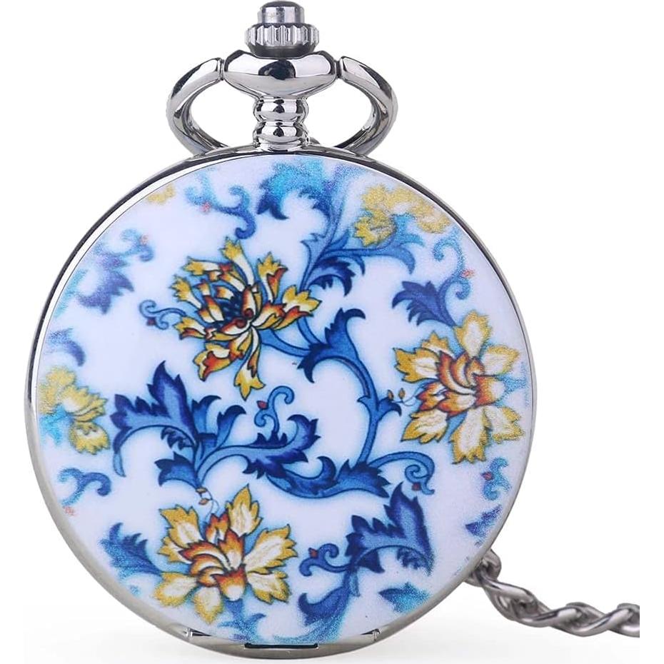 Reloj de bolsillo mecánico Whodoit M311 diseño retro