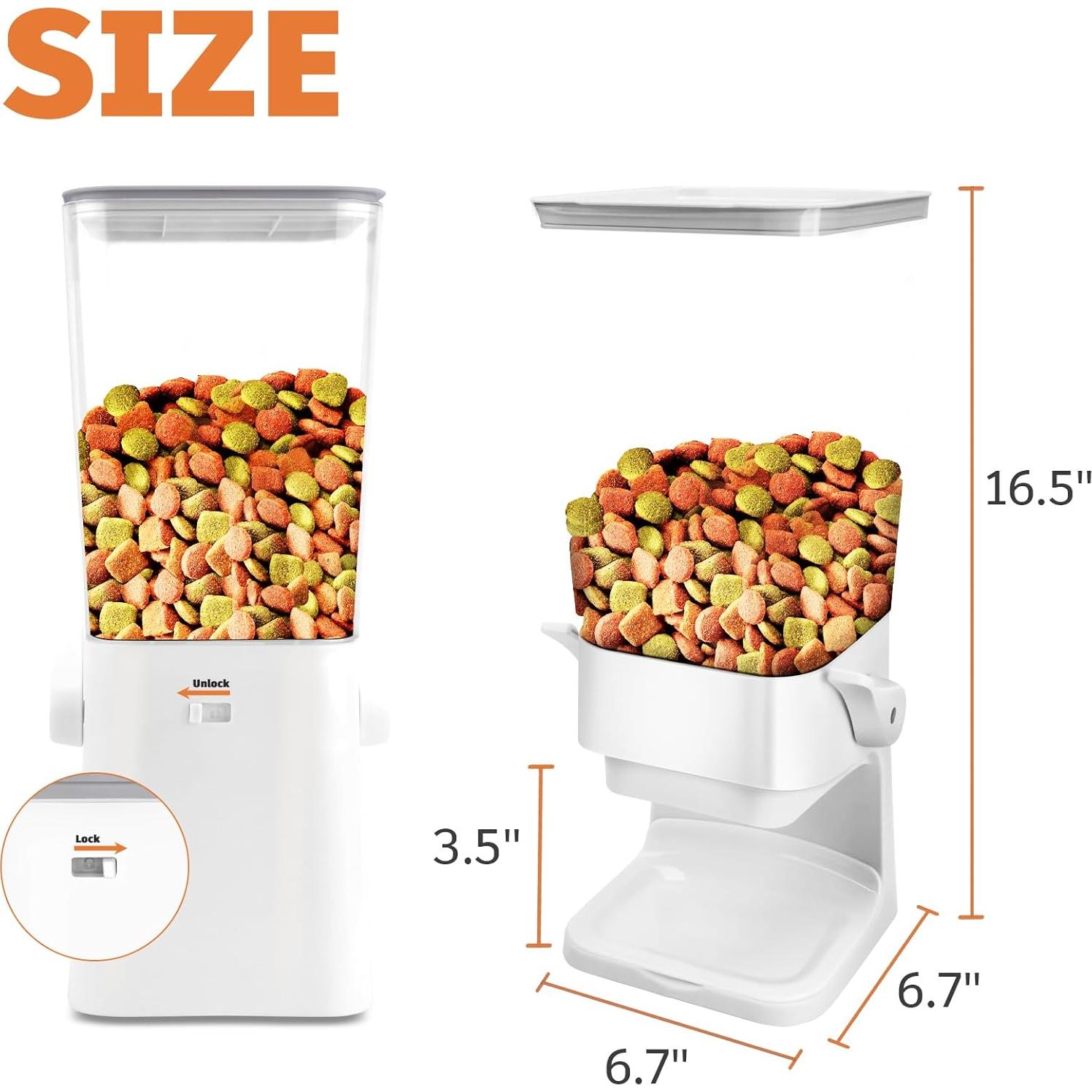 Contenedor de Almacenamiento de Comida para Mascotas P-ZOONPE 5.5L