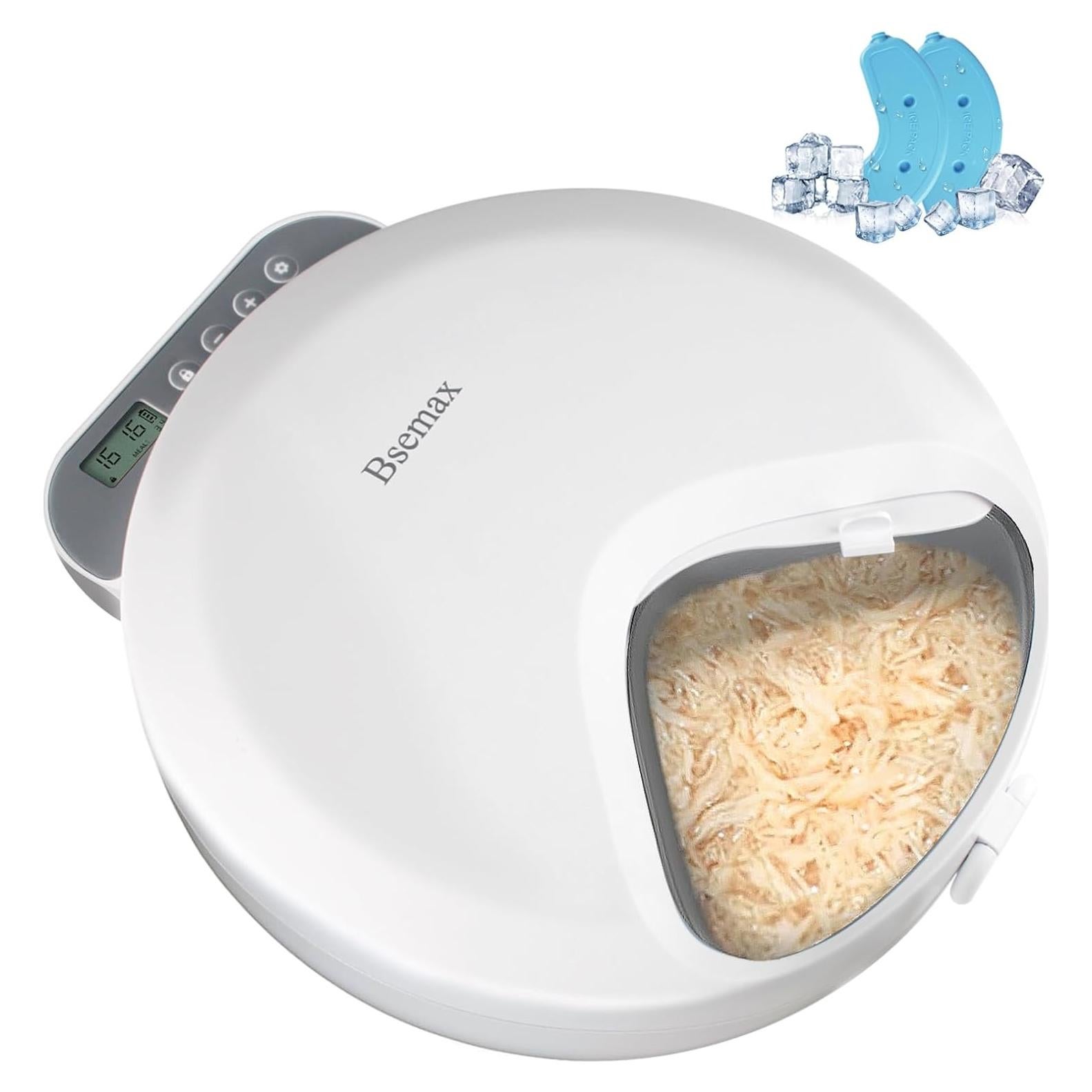 Comedero Automático Bsemax para Gatos y Perros 4 Comidas