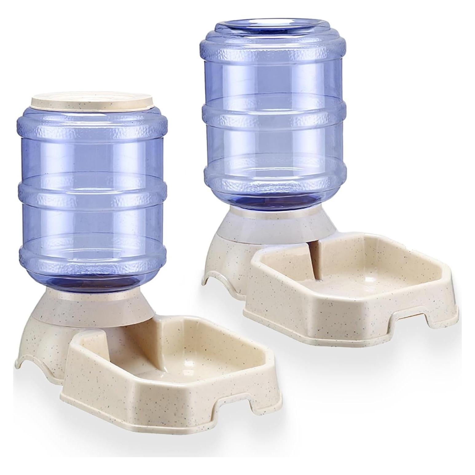 Juego de 2 comederos y bebederos automáticos KATTYPET 3,79L