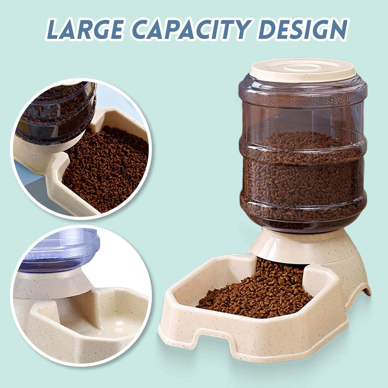 Juego de 2 comederos y bebederos automáticos KATTYPET 3,79L