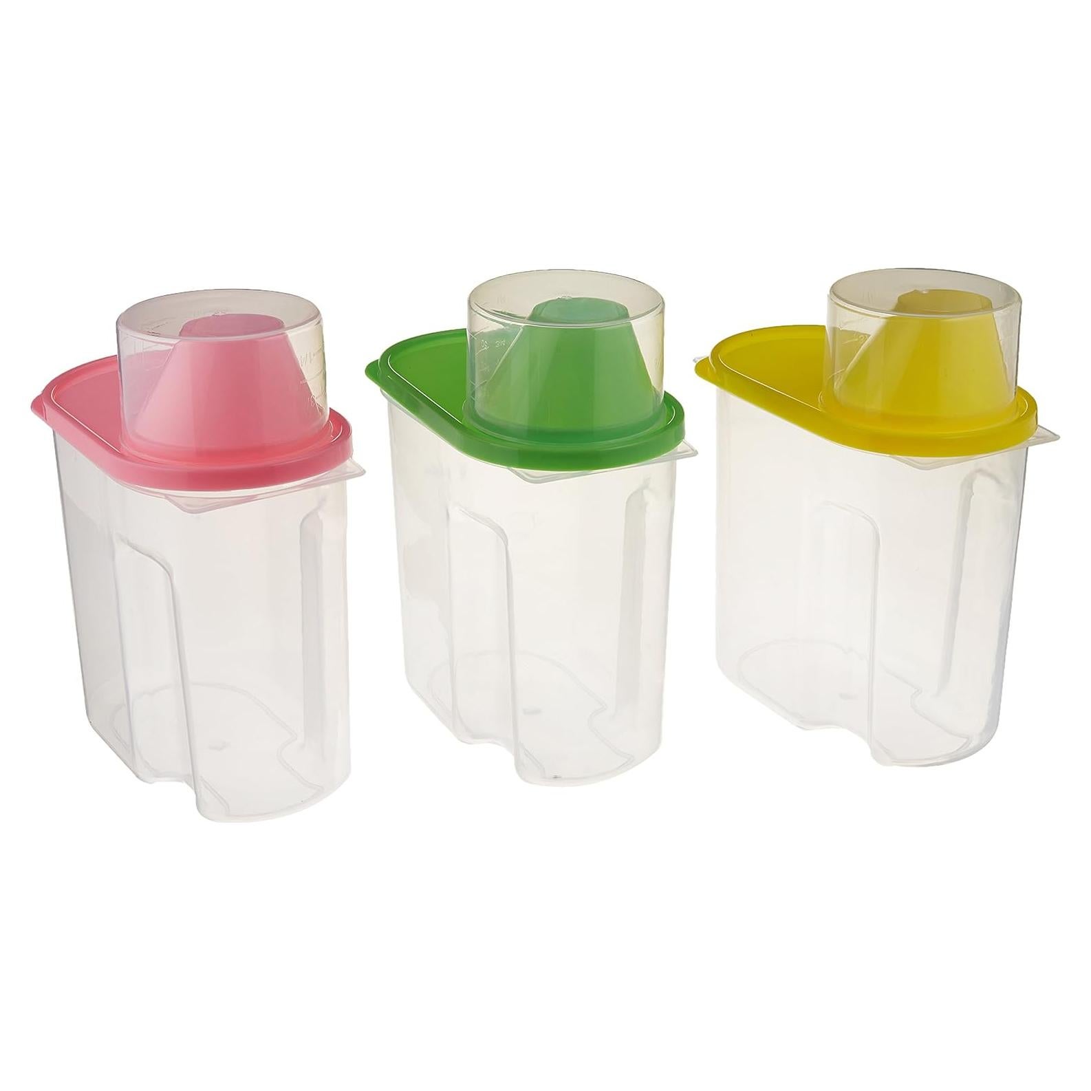 Set de 3 Contenedores de Almacenamiento Basicwise 1.9L