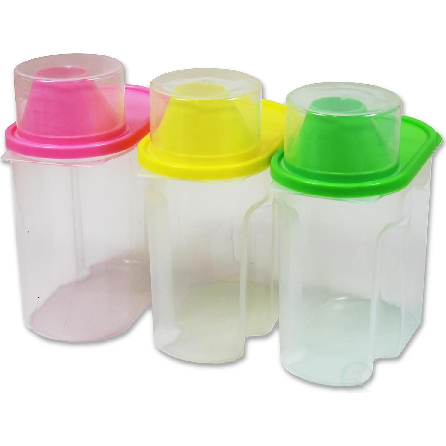 Set de 3 Contenedores de Almacenamiento Basicwise 1.9L