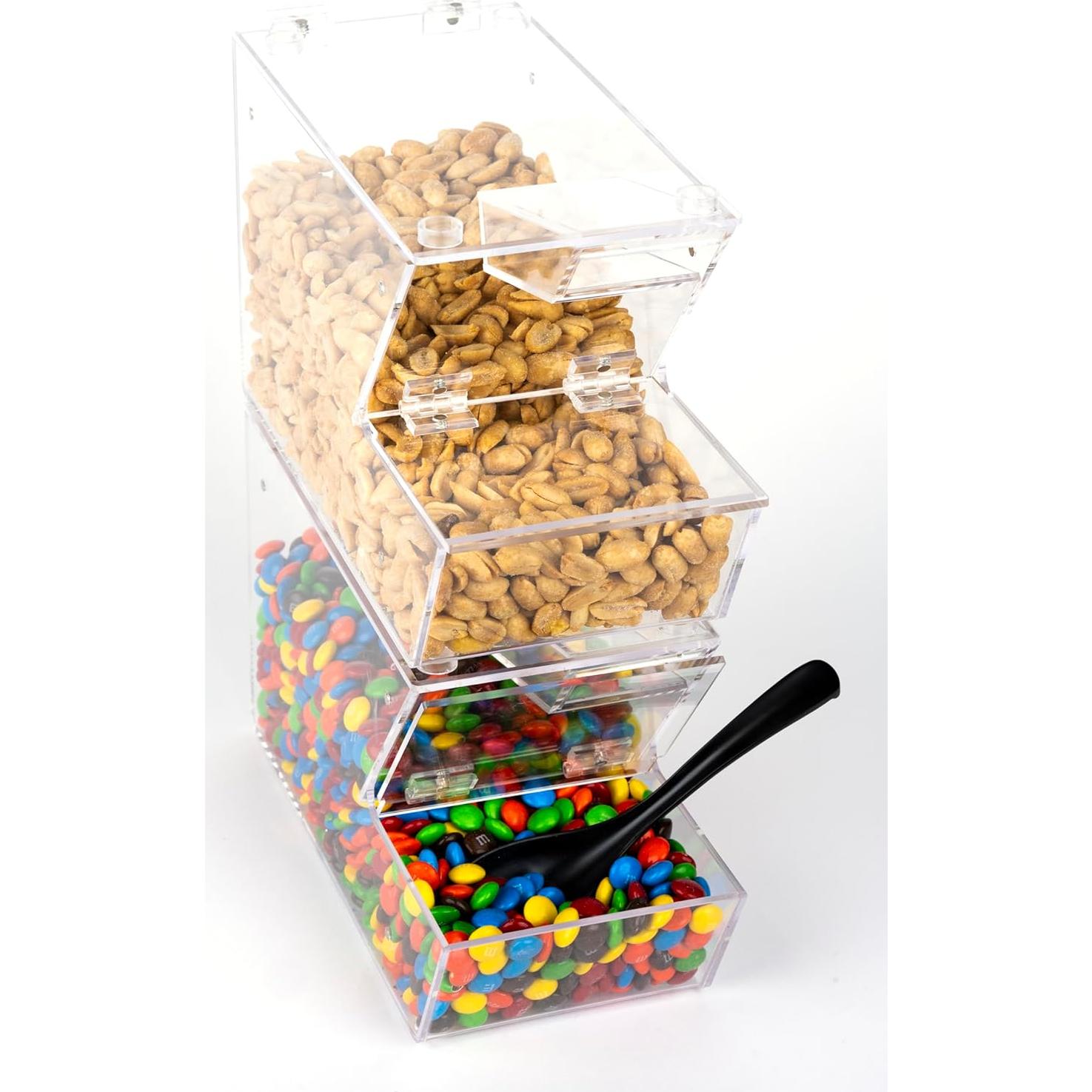 Dispensador de Toppings IneVibe - Contenedor Acrílico 26,67 cm