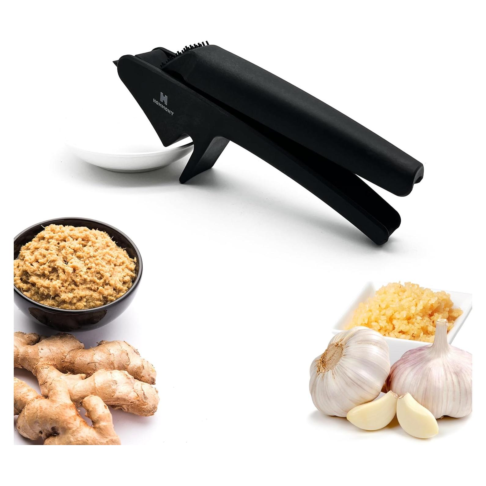 Prensa de Ajo Hommony XP630, Plástico Duradero, Apta para Lavavajillas