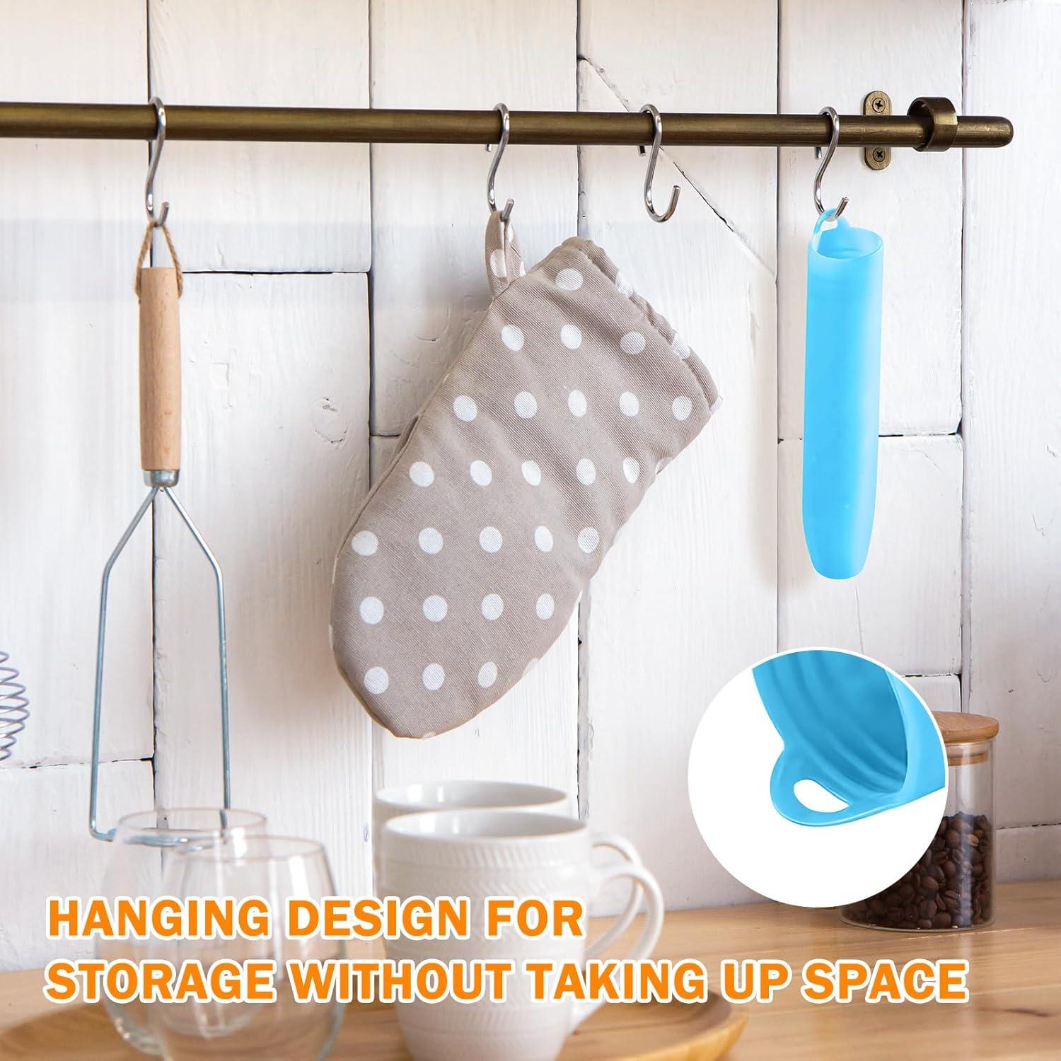 Juego de peladores de ajo de silicona 4 piezas Genérico