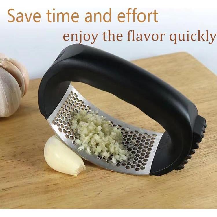 Prensa de Ajo HavenNest Acero Inoxidable Ergonómica 10,92 cm