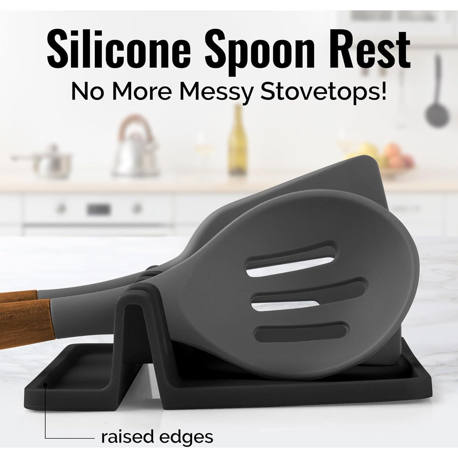 Soporte de Utensilios de Silicona Zulay Kitchen - Antigoteo