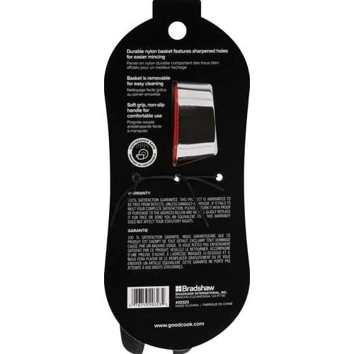 Prensa de Ajo GoodCook Touch Acero Inoxidable Apta Lavavajillas