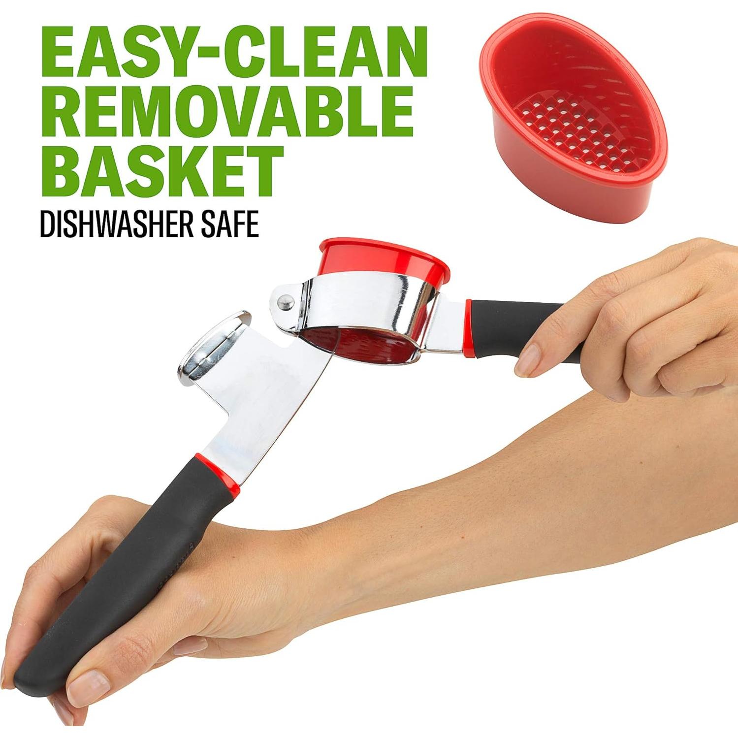 Prensa de Ajo GoodCook Touch Acero Inoxidable Apta Lavavajillas