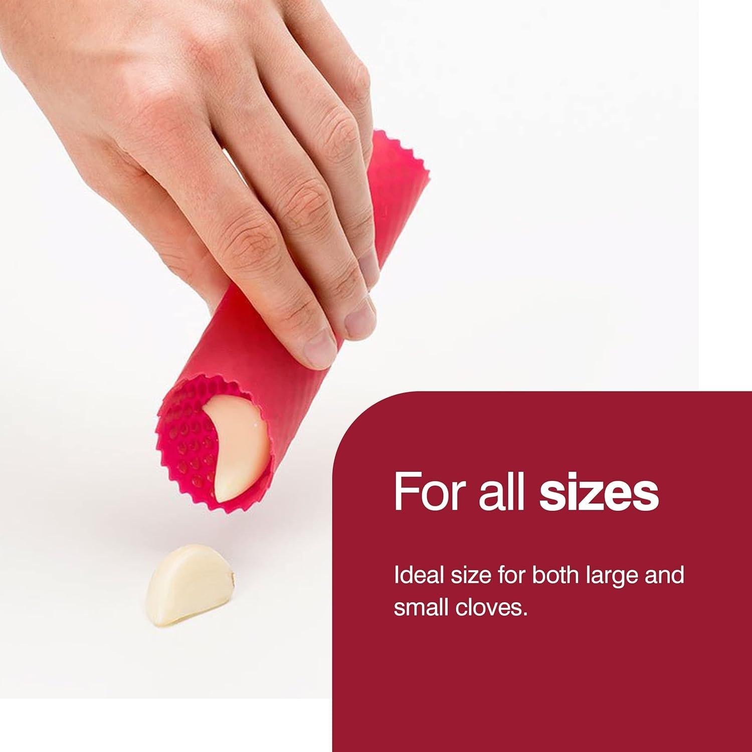 Pelador y Prensa de Ajo Zyliss - Silicona, 2 Piezas