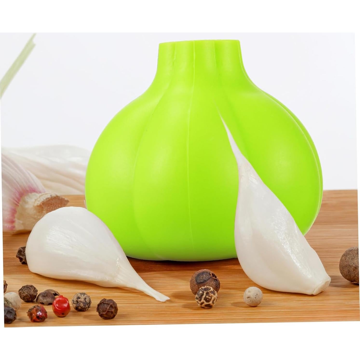 Silicone Garlic Peeler Garlic Skin Remover Roller Easy to Use Kitchen Tool Non-slip Design