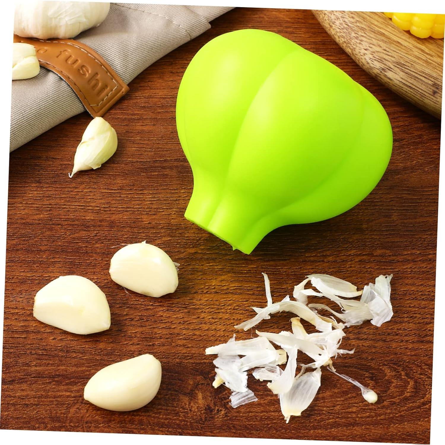 Silicone Garlic Peeler Garlic Skin Remover Roller Easy to Use Kitchen Tool Non-slip Design
