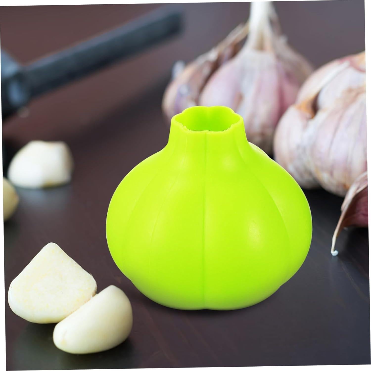 Silicone Garlic Peeler Garlic Skin Remover Roller Easy to Use Kitchen Tool Non-slip Design