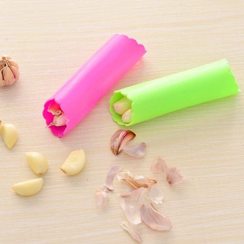 Garlic Peeler Garlic Peeler Tube Silicone Garlic Skin Remover Roller Garlic Roller Peeler Silicone Garlic Peeler Tube Roller, Garlic Dicer Wheel Silicone Garlic Peeler Roller Peeling Tube Tool