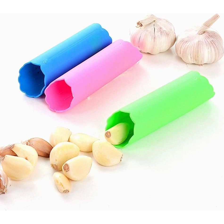 Garlic Peeler Garlic Peeler Tube Silicone Garlic Skin Remover Roller Garlic Roller Peeler Silicone Garlic Peeler Tube Roller, Garlic Dicer Wheel Silicone Garlic Peeler Roller Peeling Tube Tool