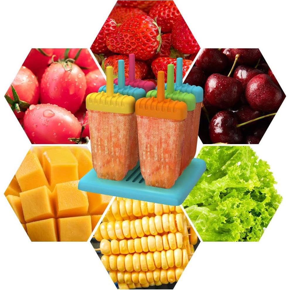 Set de 6 Moldes para Paletas Reutilizables Ozera 20cm