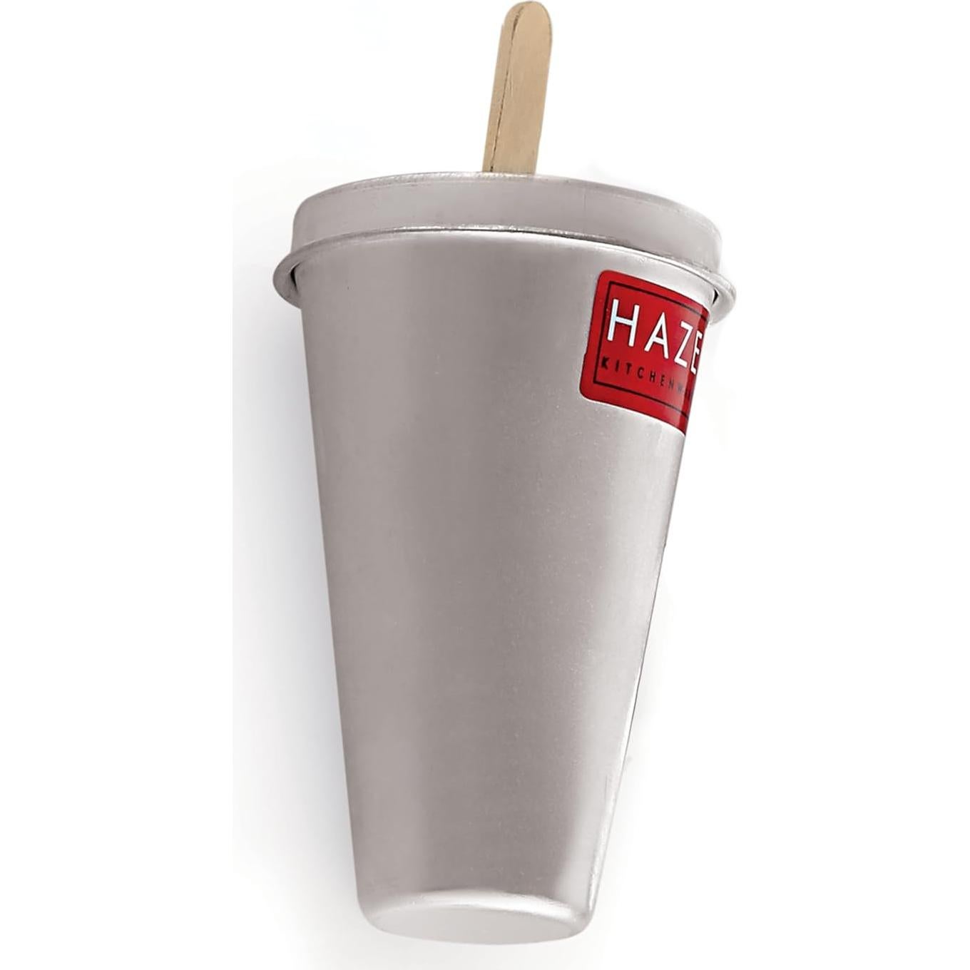 Molde de Kulfi HAZEL Aluminio 6 Piezas 130ml Reutilizable