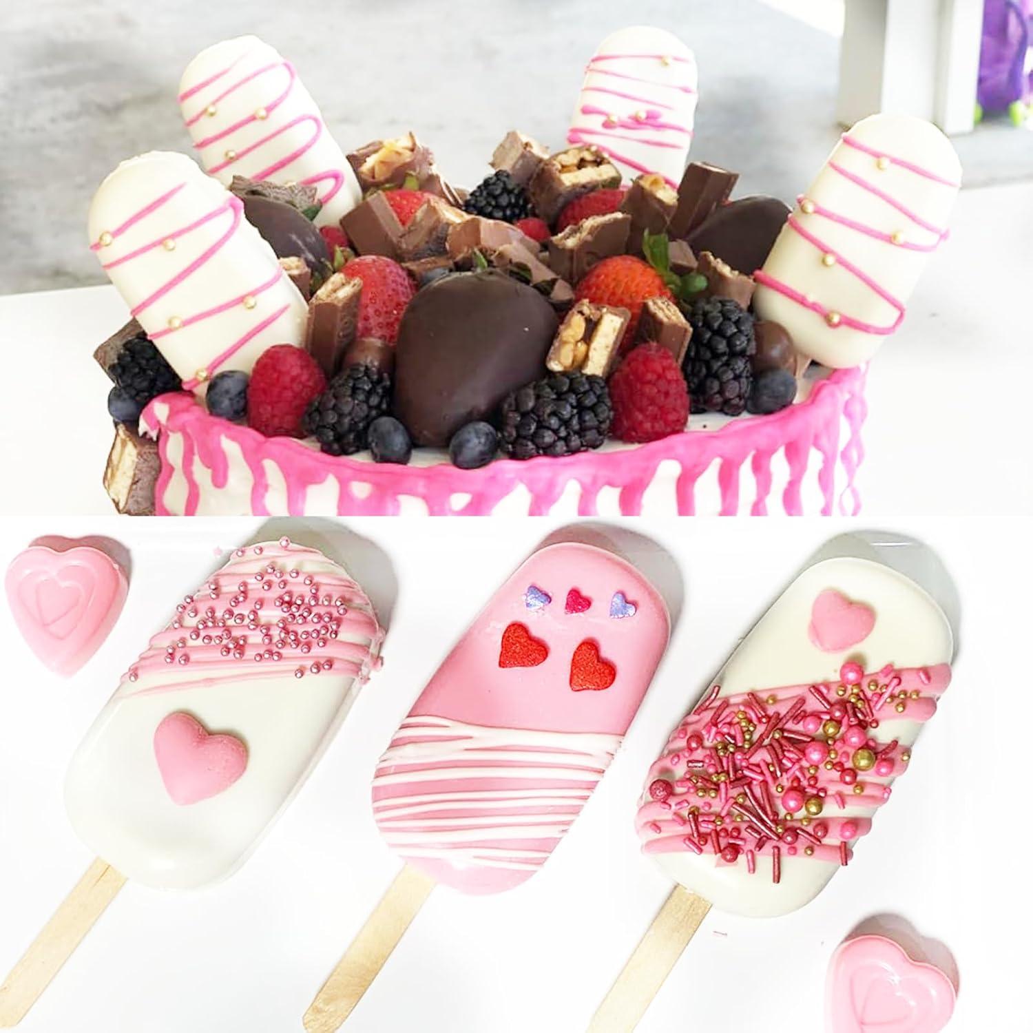 Juego de Moldes de Silicona para Paletas Ouddy Life 3 Piezas