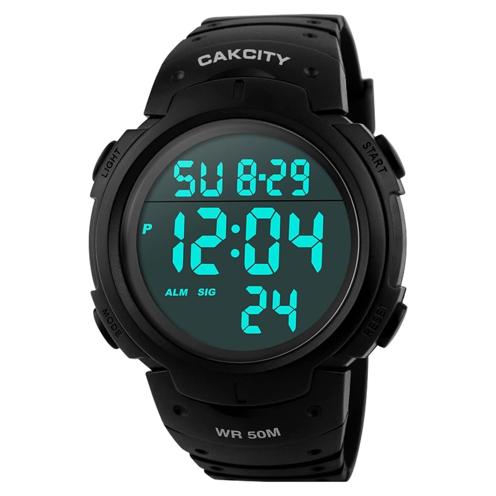 Reloj Deportivo Digital CakCity 1068 Impermeable LED
