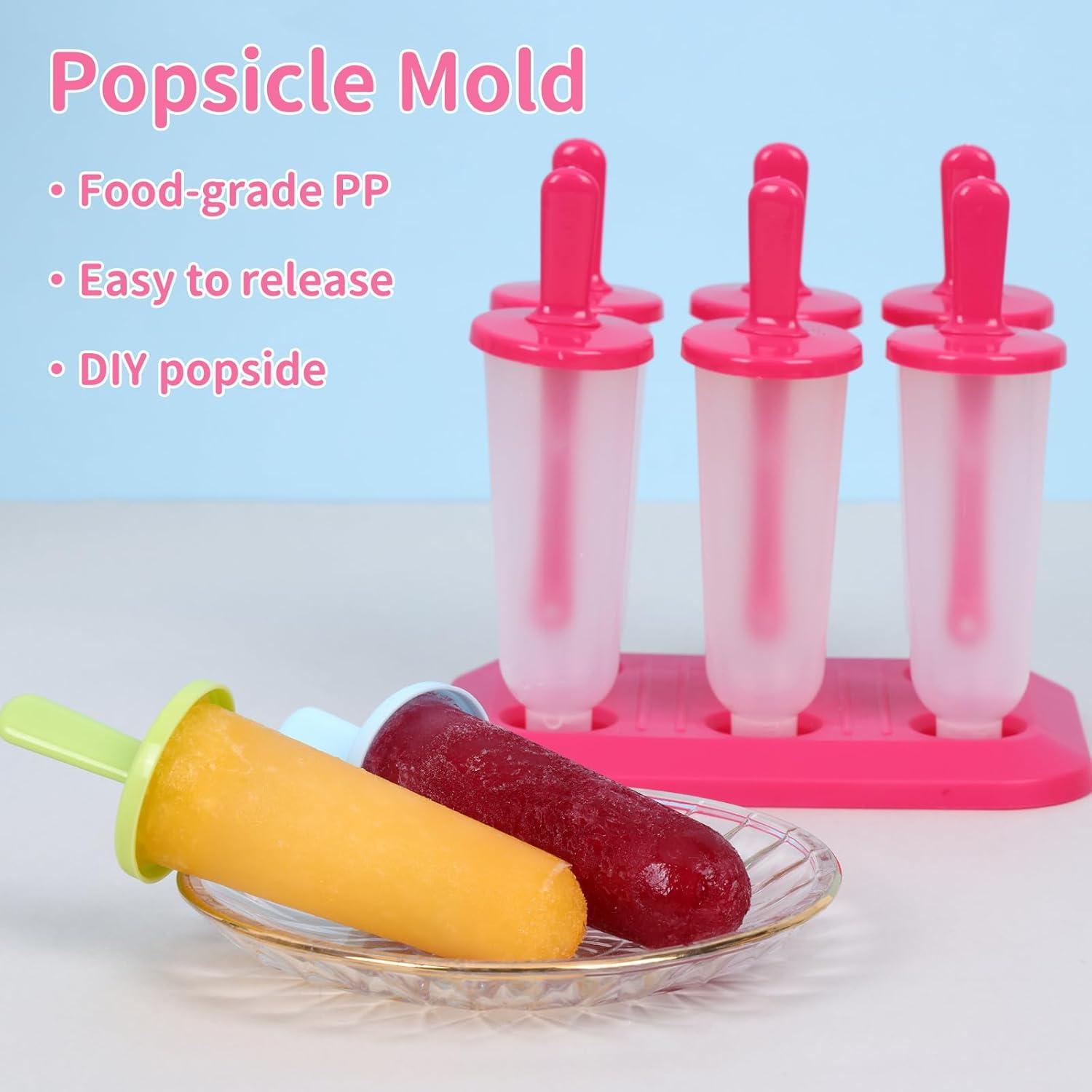 Moldes para Paletas BAKHUK 3 Juegos Reutilizables con Embudo