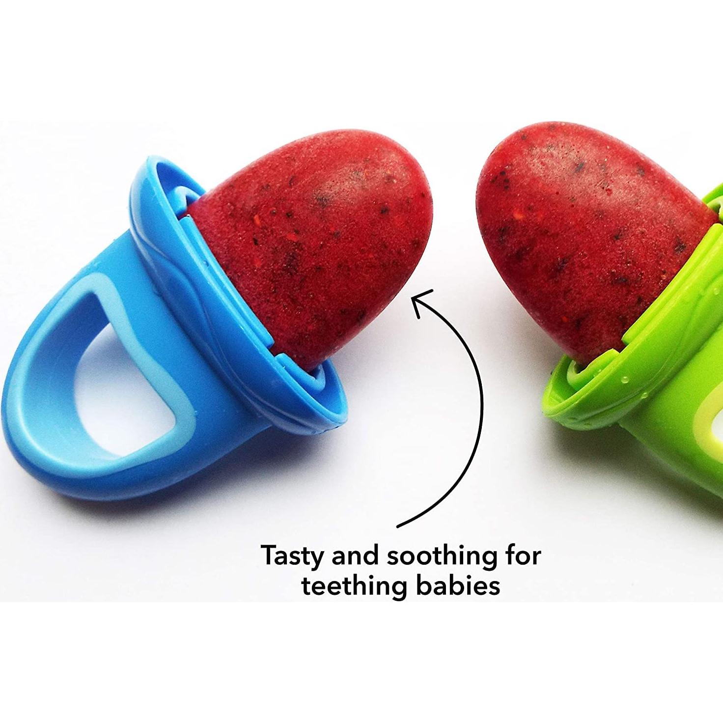 Moldes de Paletas Nuby 1 Paquete 4 Mangos Multicolor